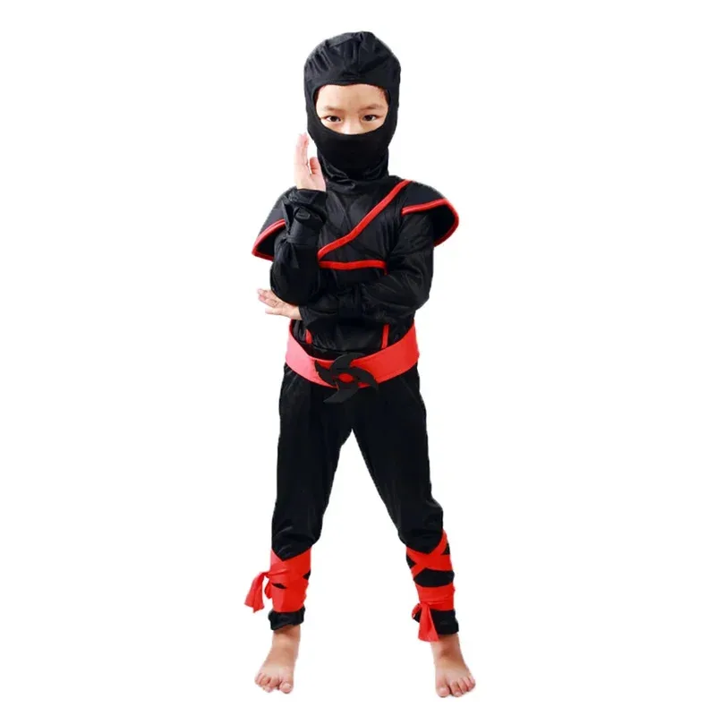 

Ninja Samurai Cosplay Costume Kid Clothes Child Halloween Costume for Kid Fancy Party Dress Dragon Black Ninja Anime Masquerade