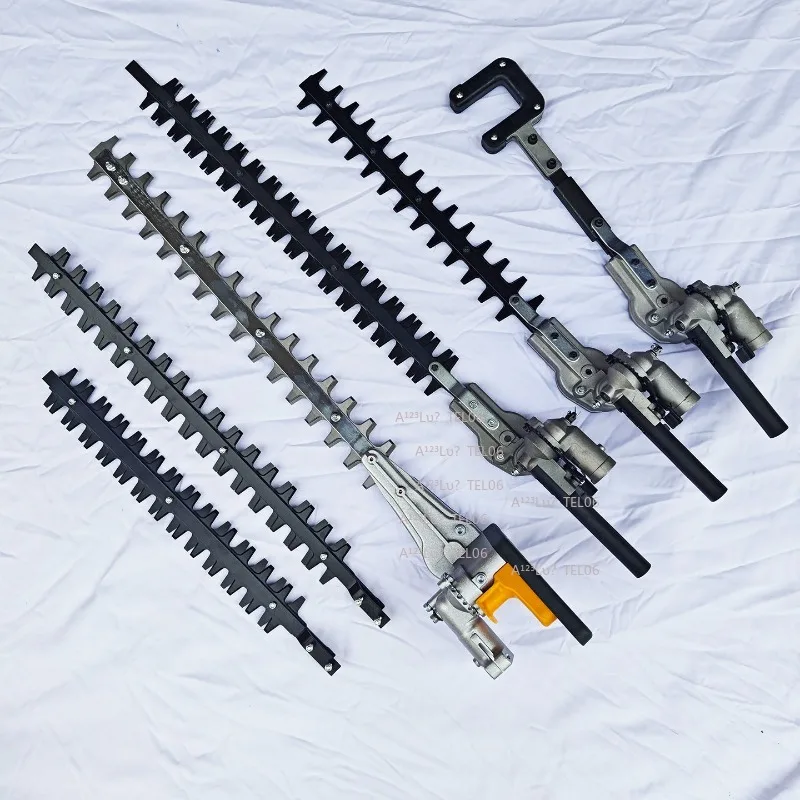 Brush Cutter Hedge Trimmer Attachment Pole Saw Head Long Reach Pruner Telescopic Garden Tool