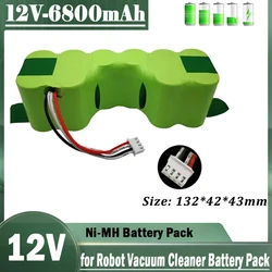 High Quality Battery for Ecovacs Deebot DE33 DE35 DE55 DE5G DD35 DM87 DM88 DG716 12V 6800mAh Robot Vacuum Cleaner Batttery Pack