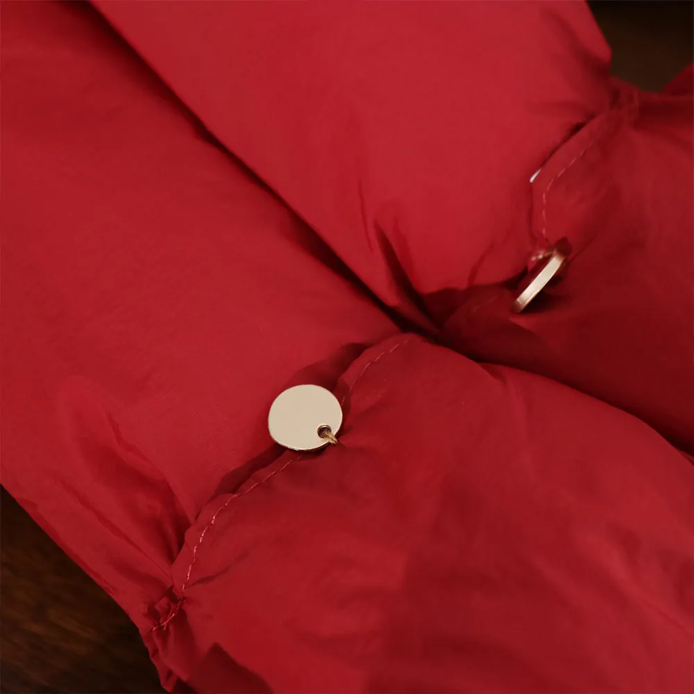 Bufanda acolchada de algodón de Color sólido informal para mantener el calor, bufanda a prueba de viento para el cuello, accesorios de ropa, chal de plumas cruzadas para mujer