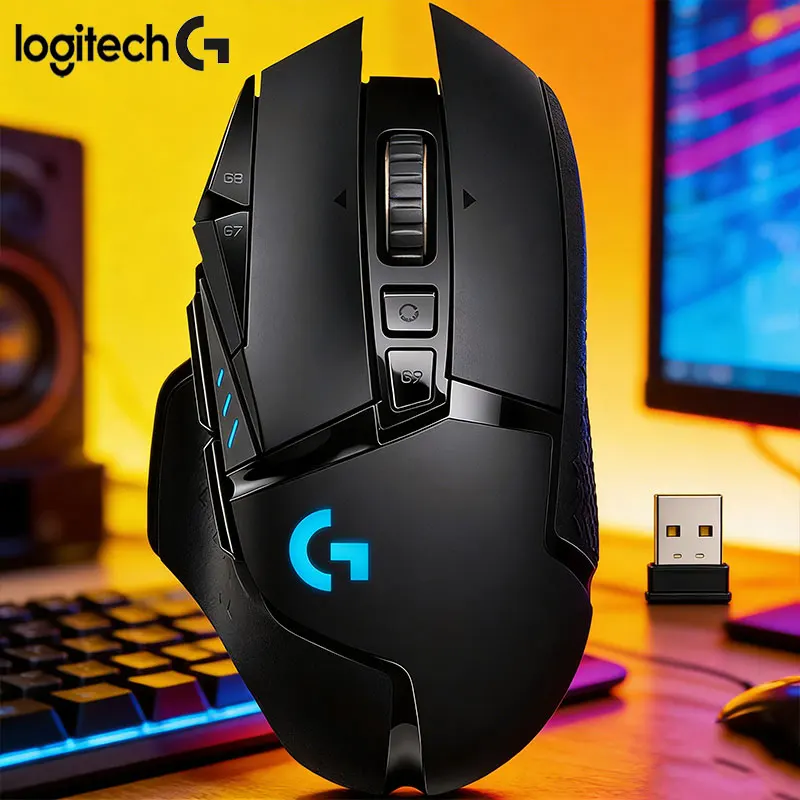 

Проводная игровая мышь Logitech G502/G102 с легким корпусом, точным отслеживанием, подходит как для офисной работы, так и для игр.