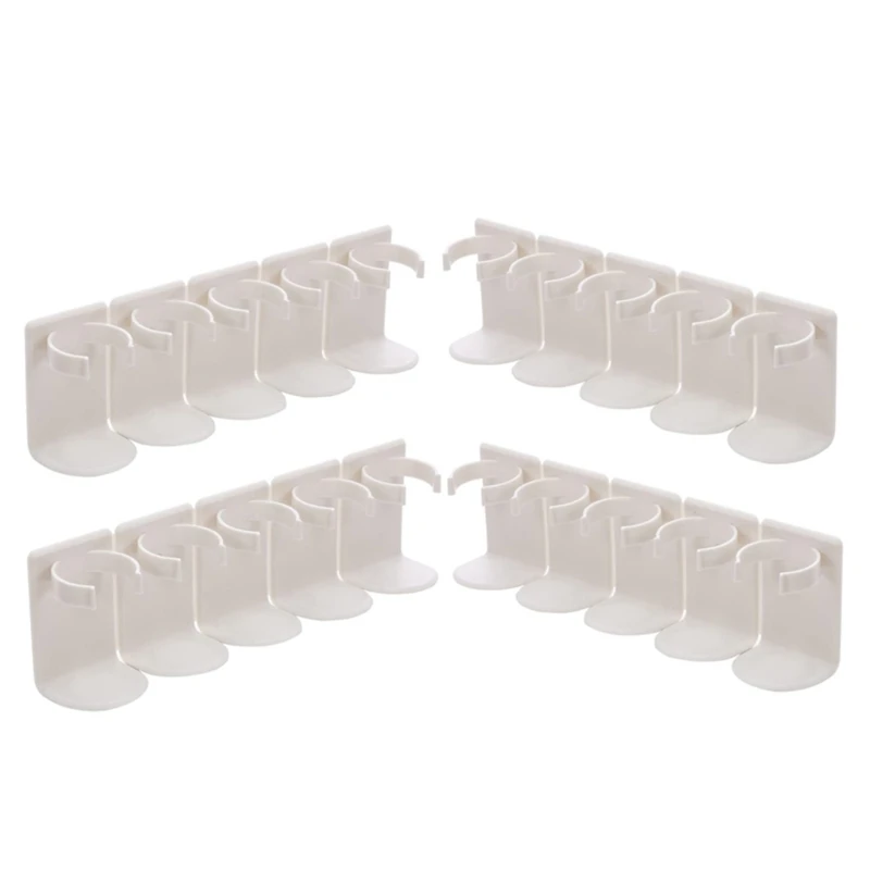 2Pcs/4Pcs Grippers Clips Rack for Kitchen Universal Rack Extras Strength Adhesive Racks Grippers Clips