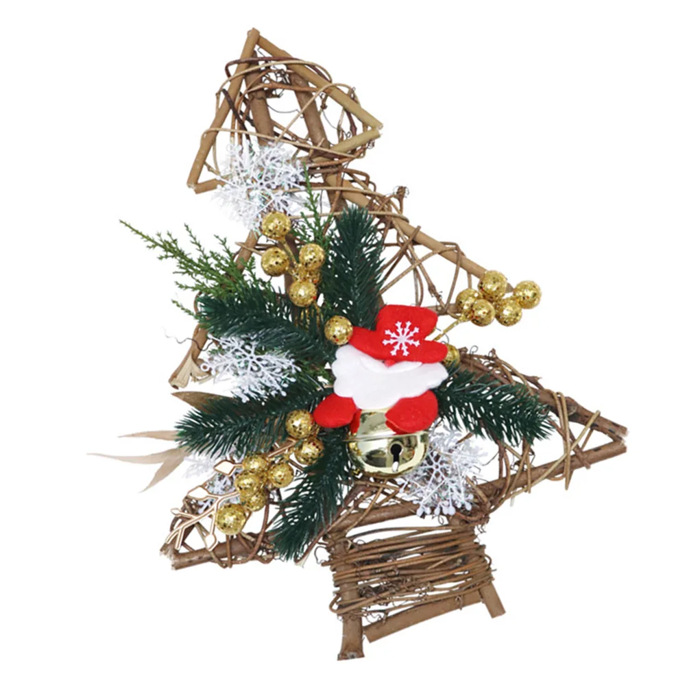 

1pc Christmas Ornament Festive Hanging Xmas Pendant Pine Tree Decorative Prop Party Garland Wall Decoration Showcase Xmas Tree