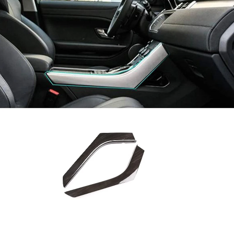 Car Center Console Decoration Strips Trim Accessories for Land Rover Range Rover Evoque 2012-2018