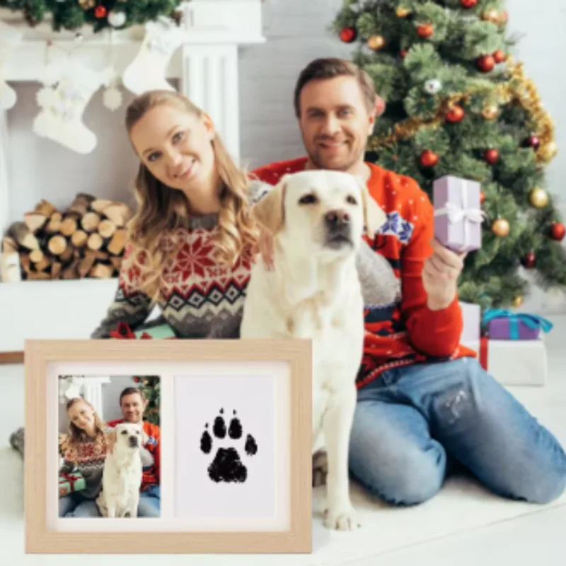 Katze Hund Pfotenabdruck Tintenset Pad Baby Fußabdrücke Neugeborene Dusche Handabdruck Einfach Diy Clean Touch Tintenlos Sicher Ungiftig Haustier Souvenir – Detail 13