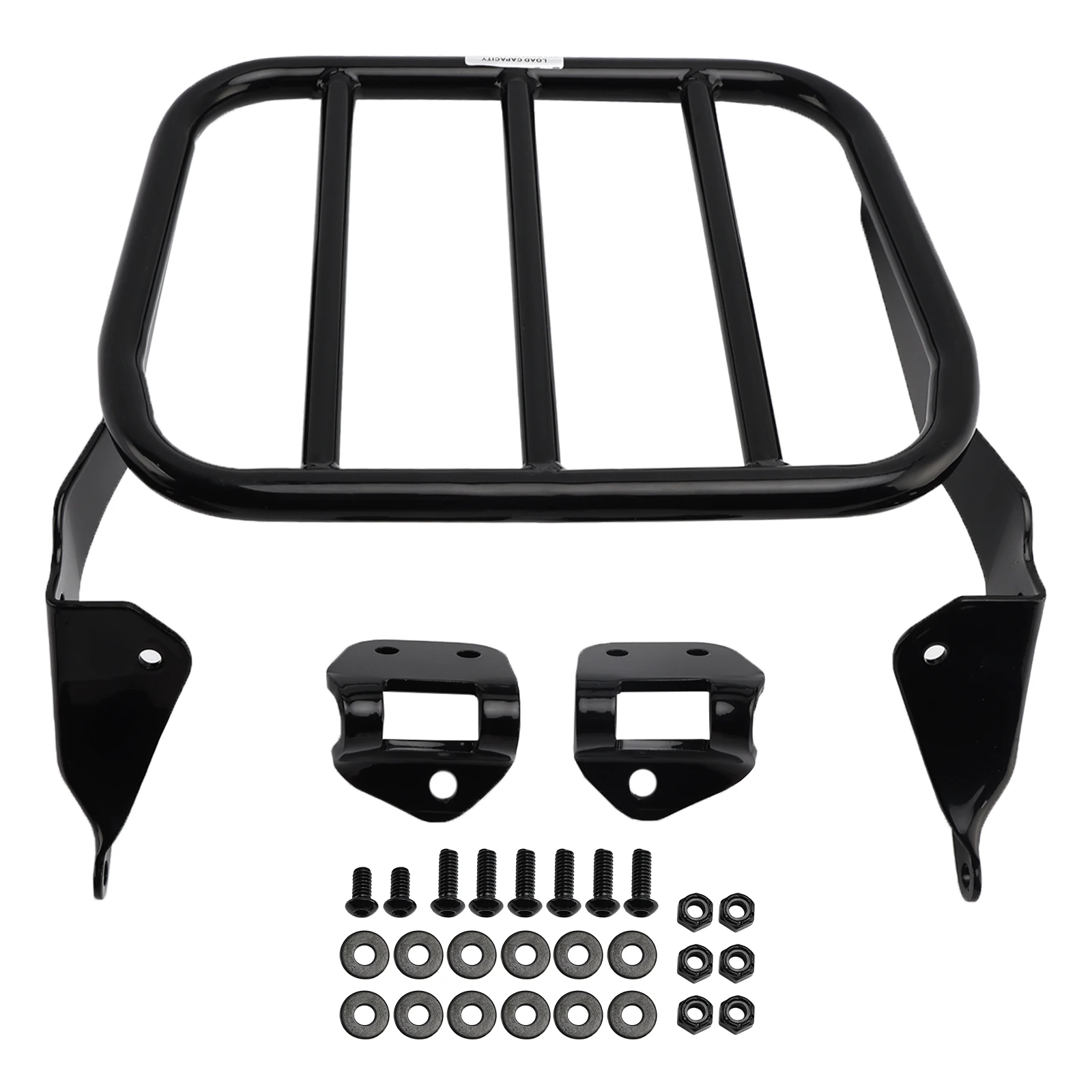 

Багажник Topteng Black Sissybar для моделей Softail FLSB FXFB FXFBS FXLR FXLRS 2018 2019 2020 2021 2022 2023 2024 2025