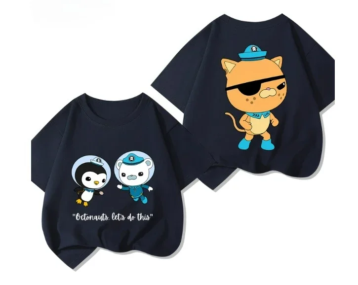 Pok É Mon T-shirts met korte mouwen voor jongens en meisjes gemaakt van puur katoen voor kinderen met korte mouwen zomer kinderkleding