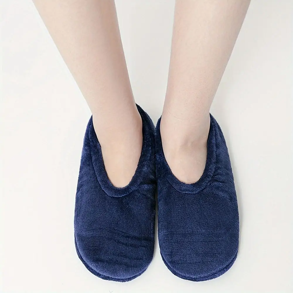 Fleece-Futter Winter warme Bodensocken halten warm Anti-Rutsch-Innenbodenschuhe weiche bequeme Schlafbodensocken Herbst Winter