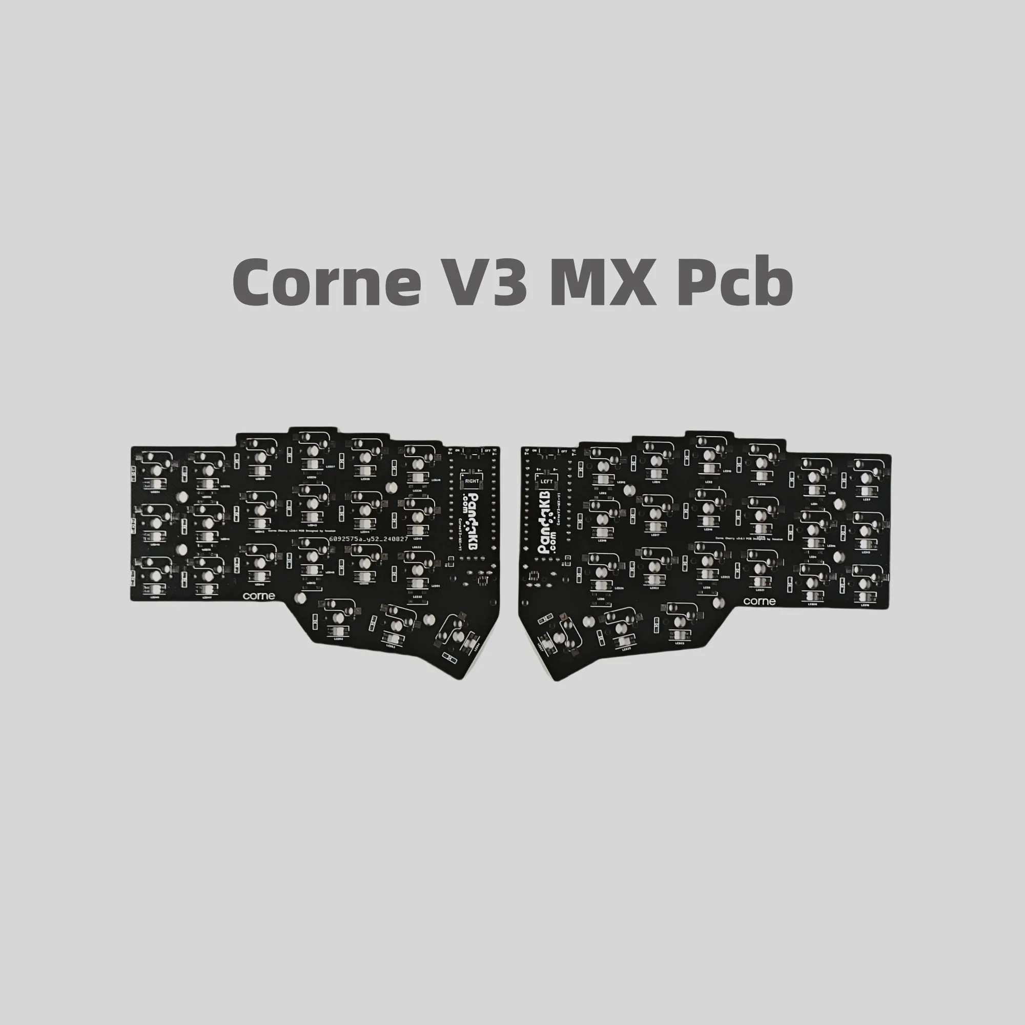 Corne V3 Split Keyboard Pcb Kit Custom Corne Crkbd Pcb Rgb Wireless Horn Keyboard Kit Diy Mechanical Keyboard Gaming Accessories