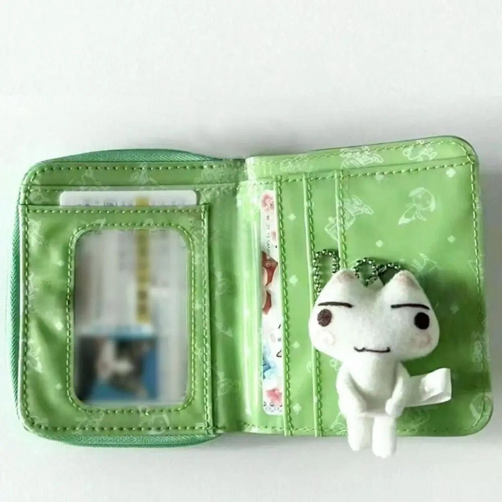Mini Small Coin Purse PU Cute Zero Money Bag Classic Cartoon Key Holder Man Wallet