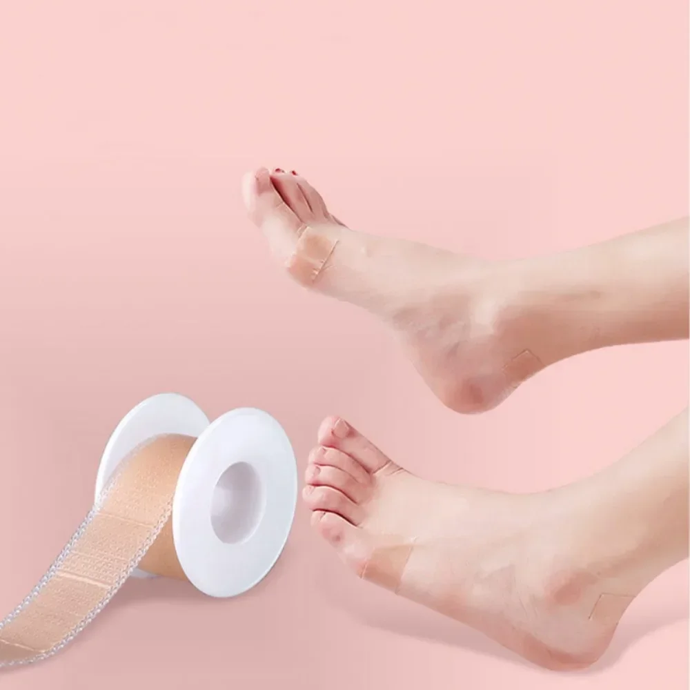 1Roll Silicone Gel Invisible Anti-wear Tape Protect The Heel Tool Female High-Heeled Shoes Anti-wear Heel Sticker Foot Care Tool