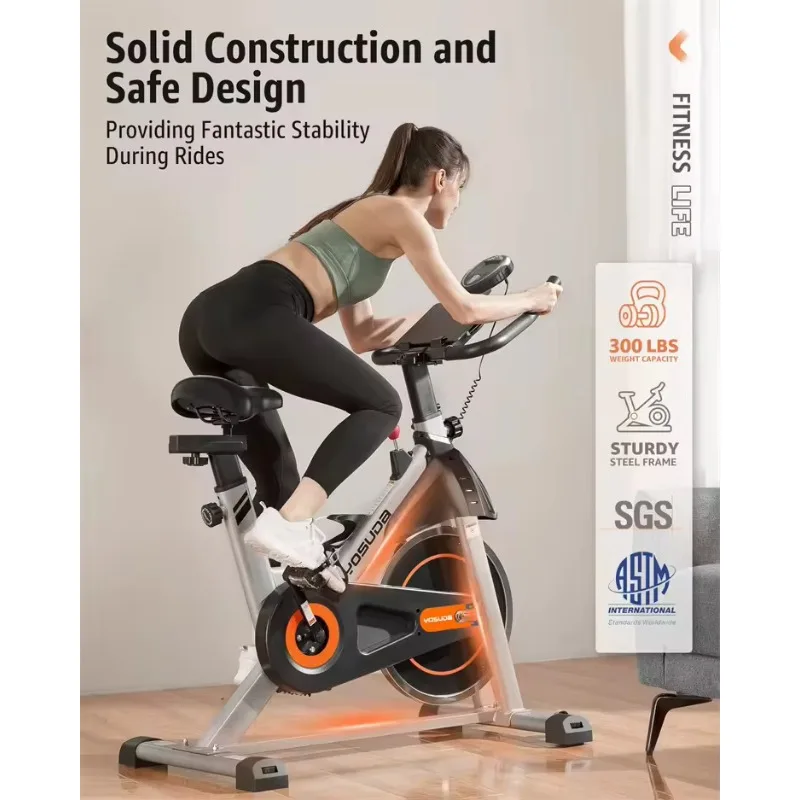 Budget Magnetic Spinning Bicycle Home Fitness Exercise Equipment With LCD Display Screen