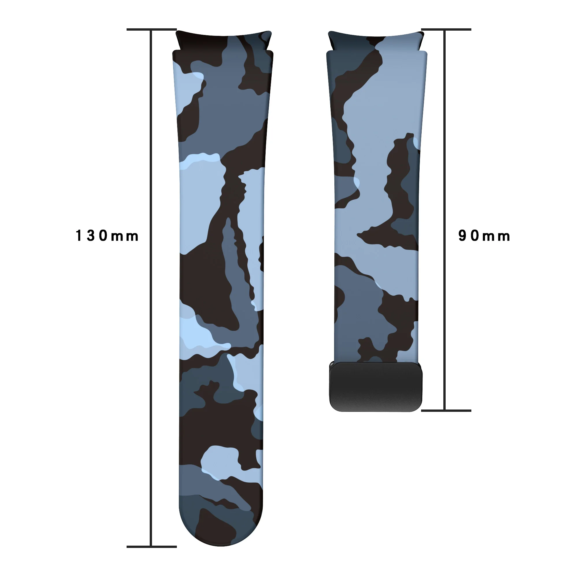 Padrão de fibra de carbono silicone cinta fivela magnética relógio banda para samsung galaxy watch5 pro relógio 4 clássico watch3 41mm