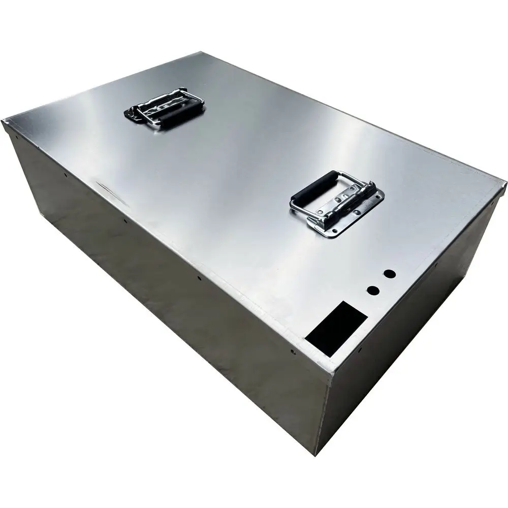 Custom Stainless Steel Battery Box Energy Storage Lithium Battery Housing Laser Cut Welded DIY Battery Cabinet  Enclosure
