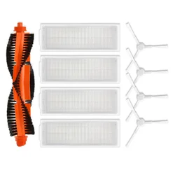 9Pcs Replacement Parts for Xiaomi Robot Vacuum S10 Xiaomi Robot Vacuum S12 B106GL Main Side Brush Hepa Filter