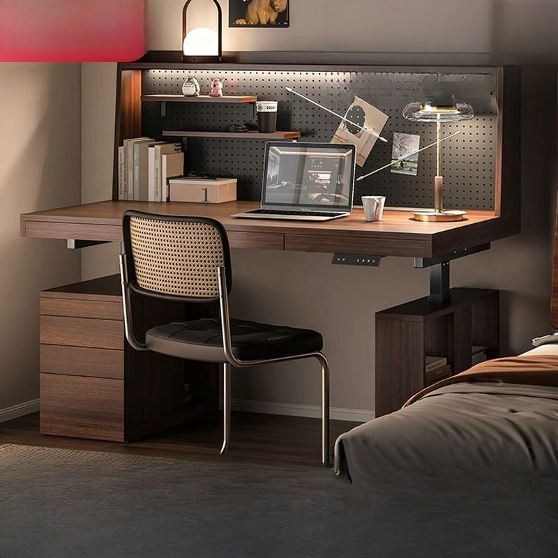 

Электрический подъемный стол, стеллаж с перфорированной панелью, комбинированный офисный/учебный стол, домашний компьютерный стол с ящиками