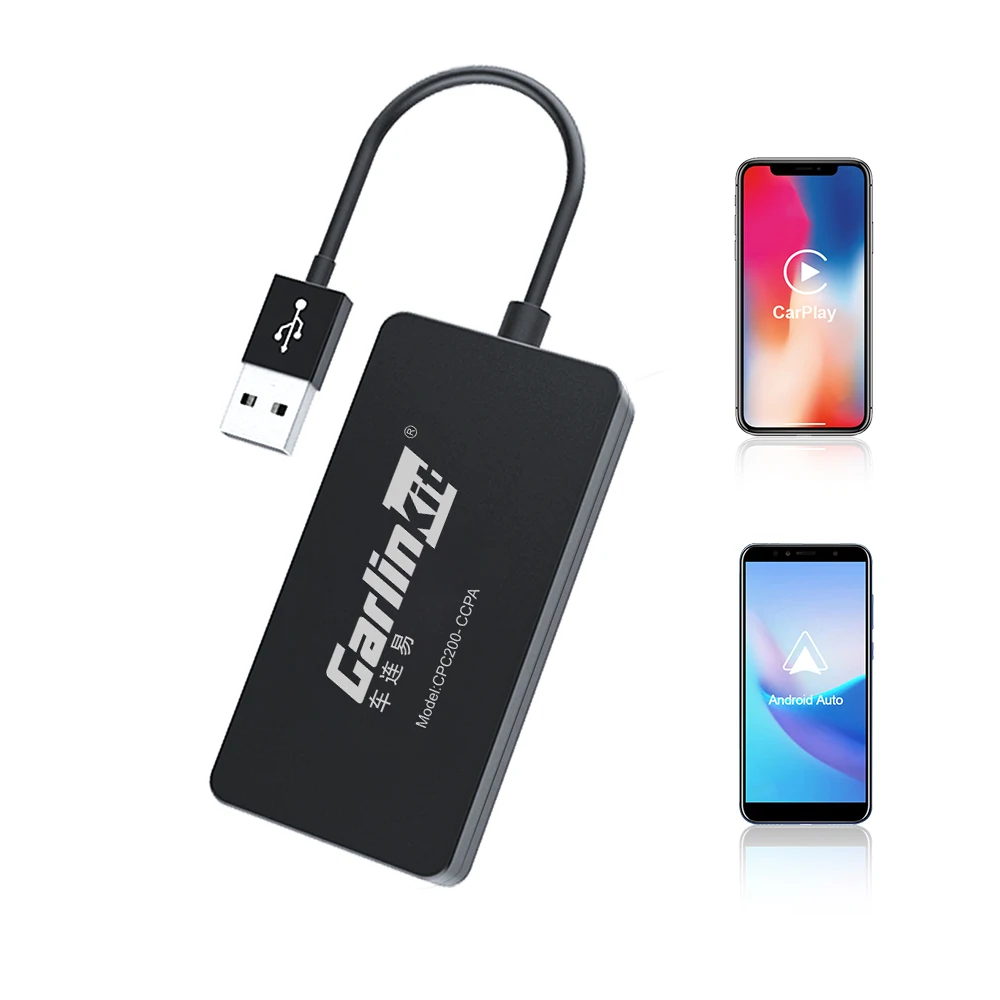 1-Year Warranty Wireless Carplay Dongle Android Auto Smart USB Adapter For Navigation & Media Player In Car