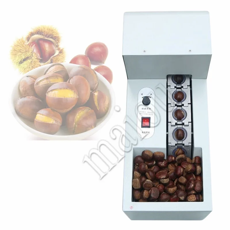 

Chinese Chestnut Shell Cutting Machine Chestnut Opener Machine Commercial Chestnut Mouth Opening Machine Hazelnut Cutter Machine