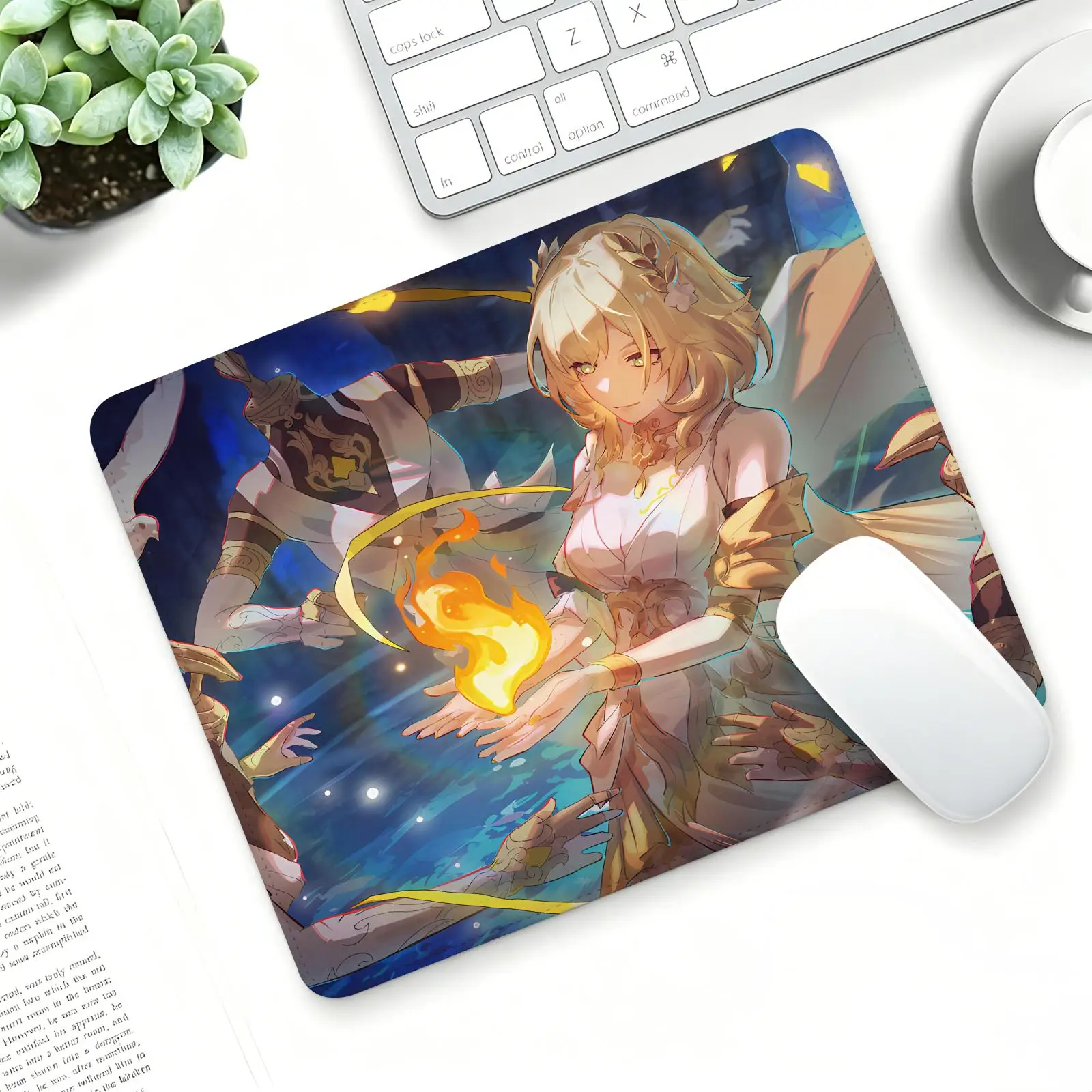 Regular gaming mouse pad S/M/L size Office mouse pad Honkai Star Rail Aglaea Mouse Pads Laptop desk mat Stitched edge mouse pad