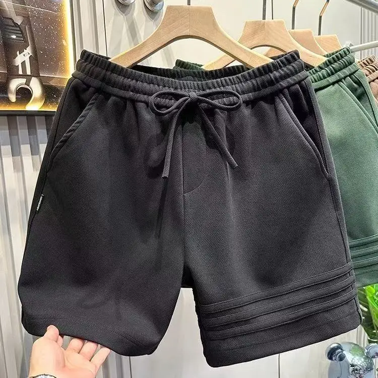 Shorts Summer Men's Thin 5-point Sports Casual Pants 2025 New Hong Kong Style Men's Versatile Loose 5-point Pants