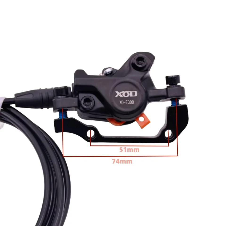XOD E300 E-Bike Elektrisches Klappfahrrad MTB Hydraulische Scheibenbremse mit Stromabschaltung SM-Stecker Ölscheibenbremse für Fahrrad-Bremssattel-Teile – Detail 5