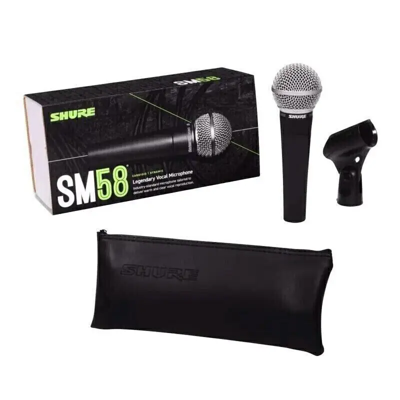 For Shure SM58 Dynamic Vocal Microphone Wired Instrument Mic Switch With Cable