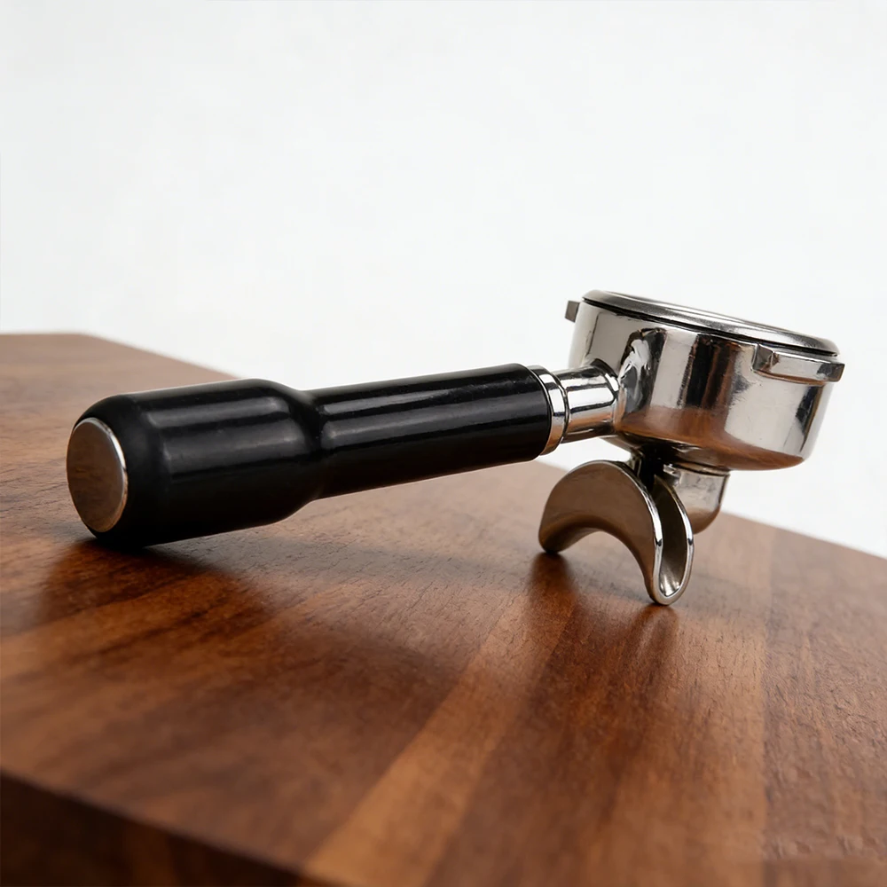 Custom 58mm Stainless Steel Coffee Portafilter With ABS Handle Eco Friendly Replacement Part