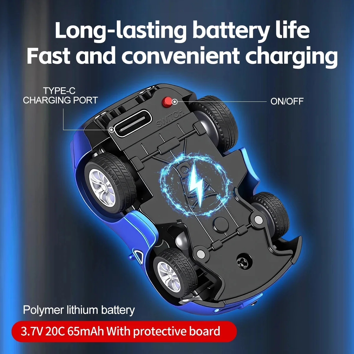 1/72 Three Speed Adjustable Mini 2.4G RC Car Gyroscope Stability With Light Cruise Control Racing Remote Control Car Model Toy