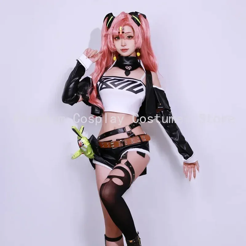 

Nicole Demara game zenless zone zero zz cosplay costume party clothes role comic con coser propx wigs; 2,f;5.n;