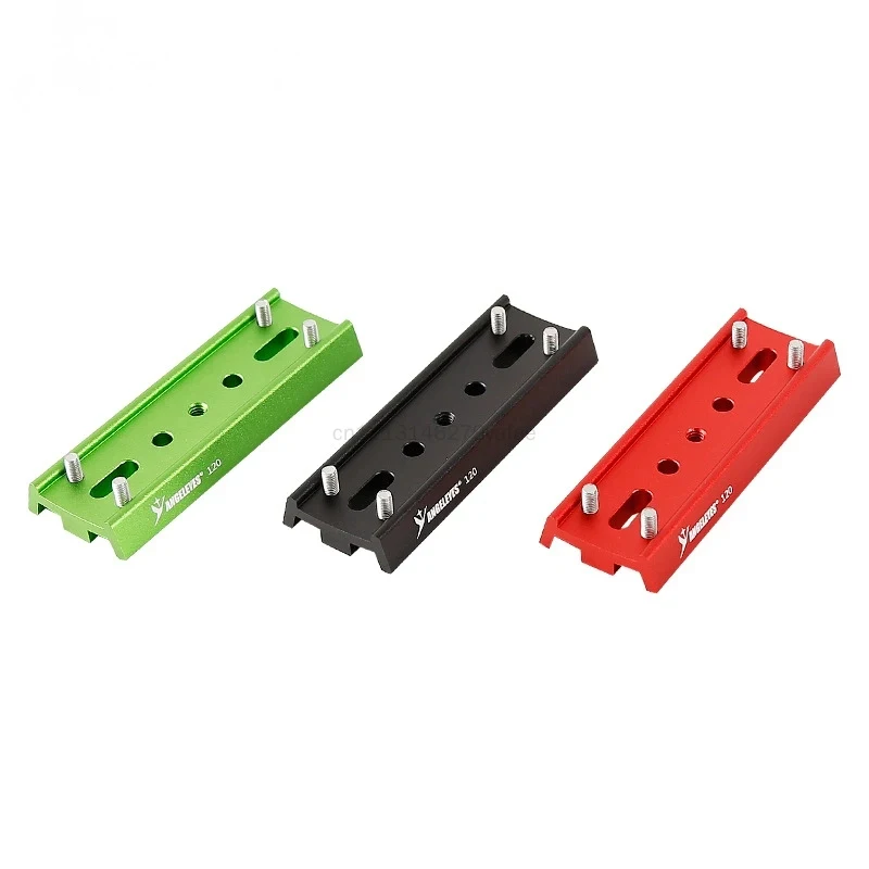 Angeleyes 4 Screws Positioning Dovetail Plate 120mm Equatorial Instrument Holding Clamp Quick Installation Board Red Black Green
