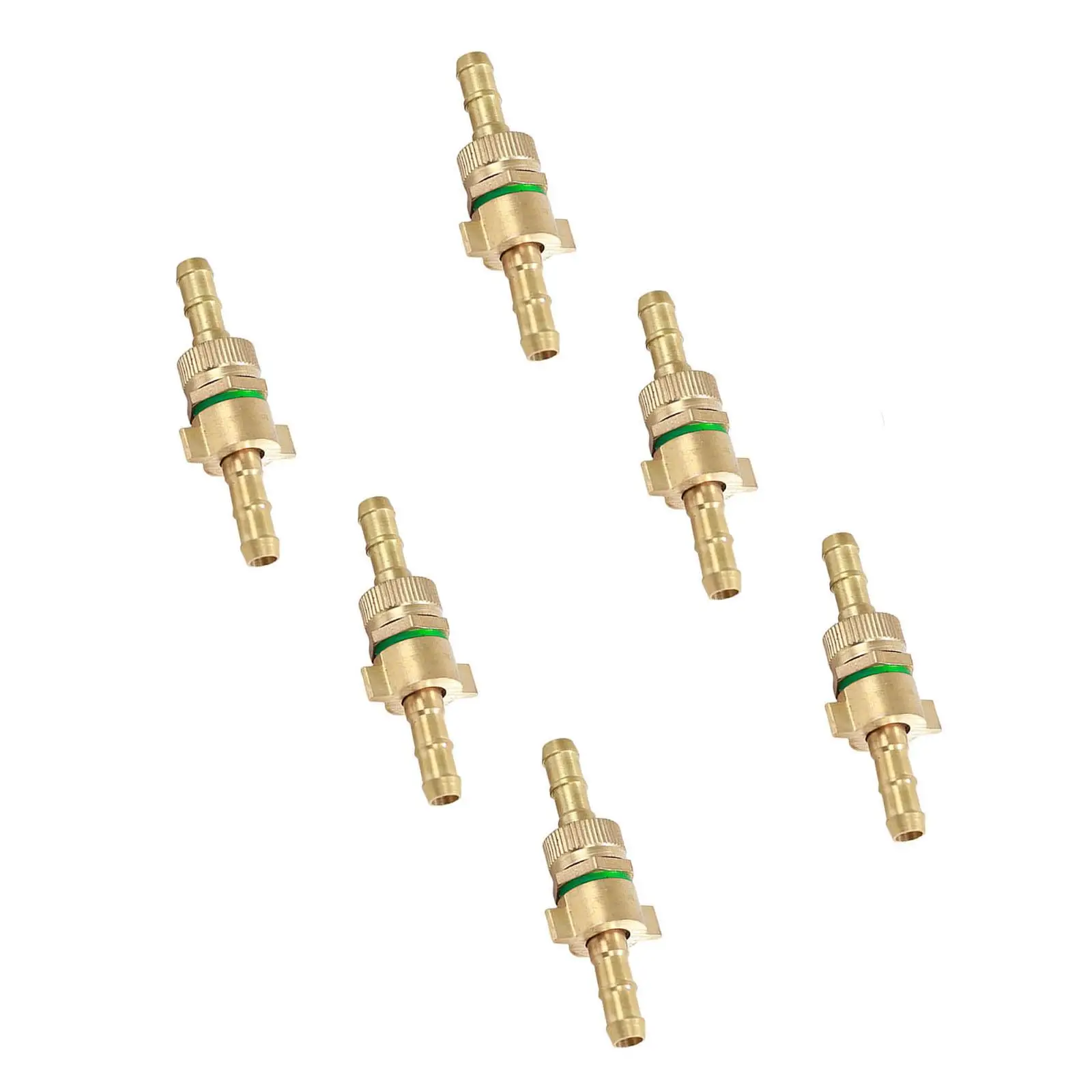 

6-компонентные фитинги для шланга, комплект для ремонта шланга, прямой соединитель 8,5 мм, 2-ходовые прямые фитинги для воздушных шлангов для газа, воды, воздуха