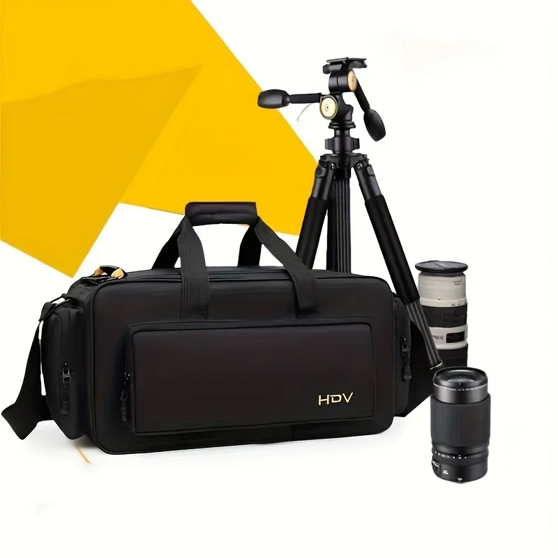 

Professional Photography Bag For Storing Instrument Equipment Tripod, Casual Large Capacity With Adjustable Shoulder Strap And H