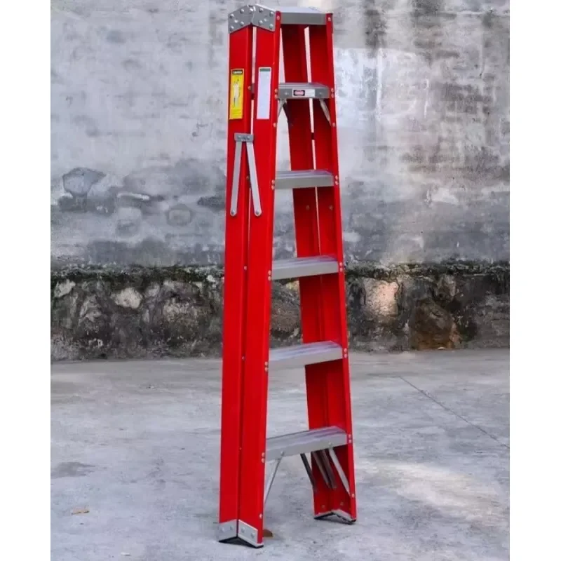 China High Quality EN131 Telescopic Extension Ladder Modern Design Fiberglass FRP High Strength Lightweight
