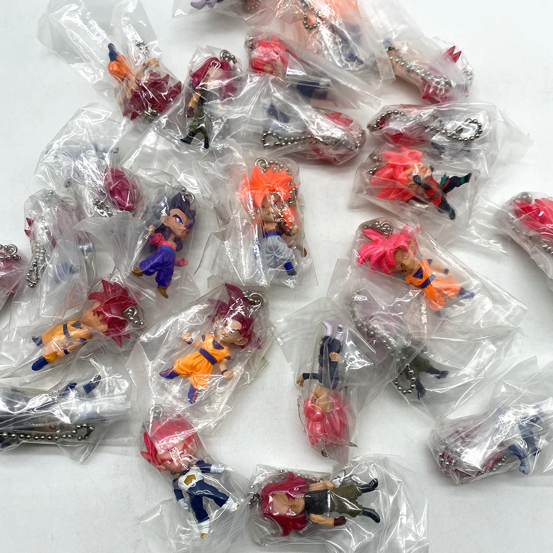 Bandai Dragon Ball UDM Capsule Key Chain Ginyu Force Vegeta Broli Birusu Gods of Destruction Mini Model