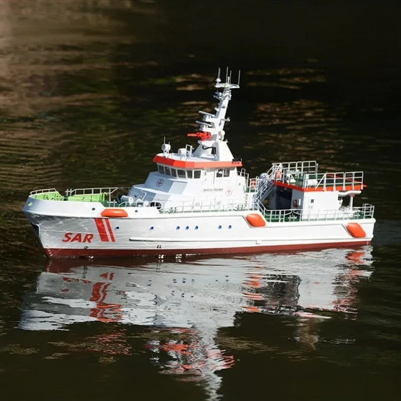 

RC Boat 115cm 1/32 Sk32 Ocean Rescue Remote Control Boat Simulation RC Boat Model Kit Boy Toy Gift