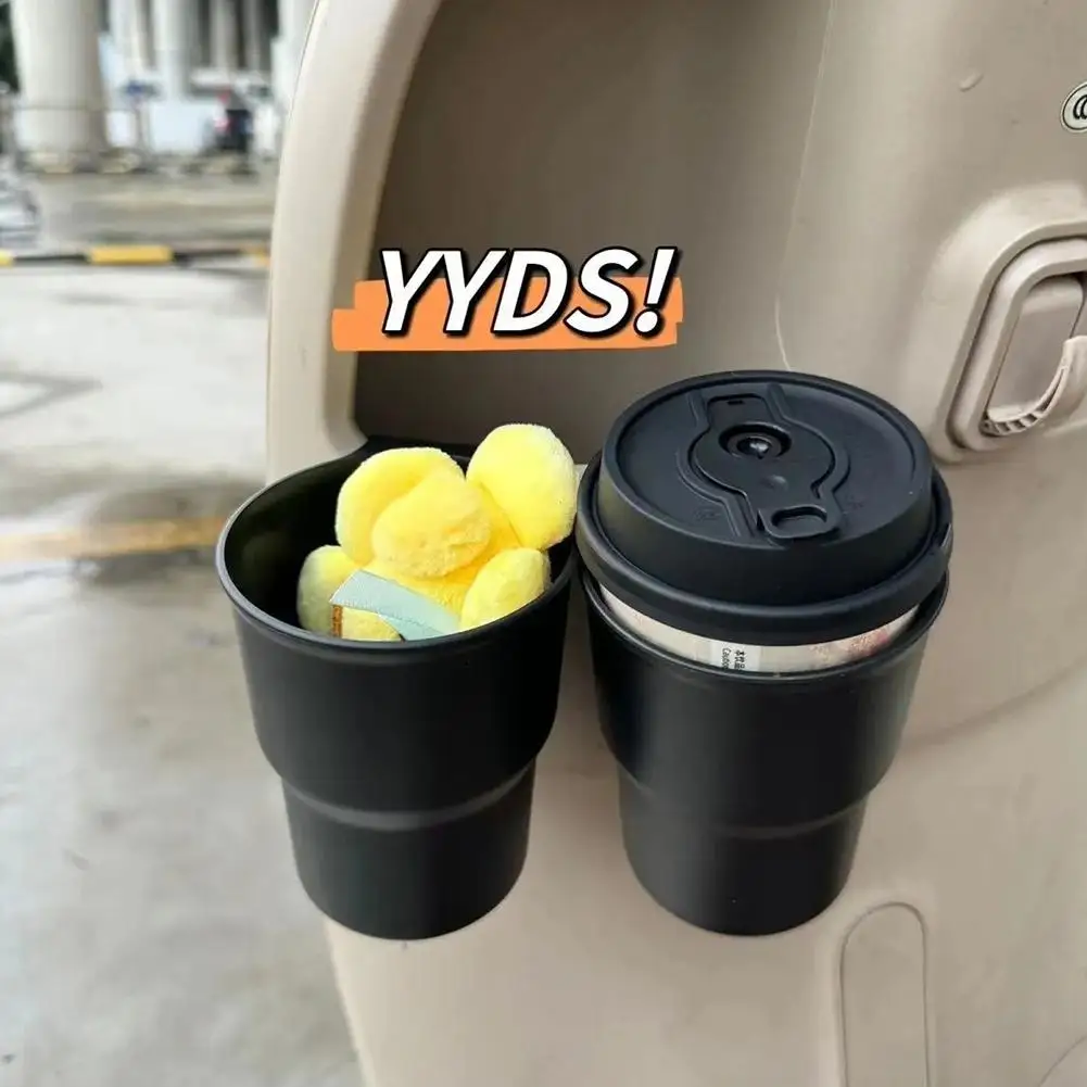 

Car Cup Holder Door Side Seat Back Use Car Beverage Water Rack Rack Car Multi-Function Air Beverage Cup Outlet V2U0