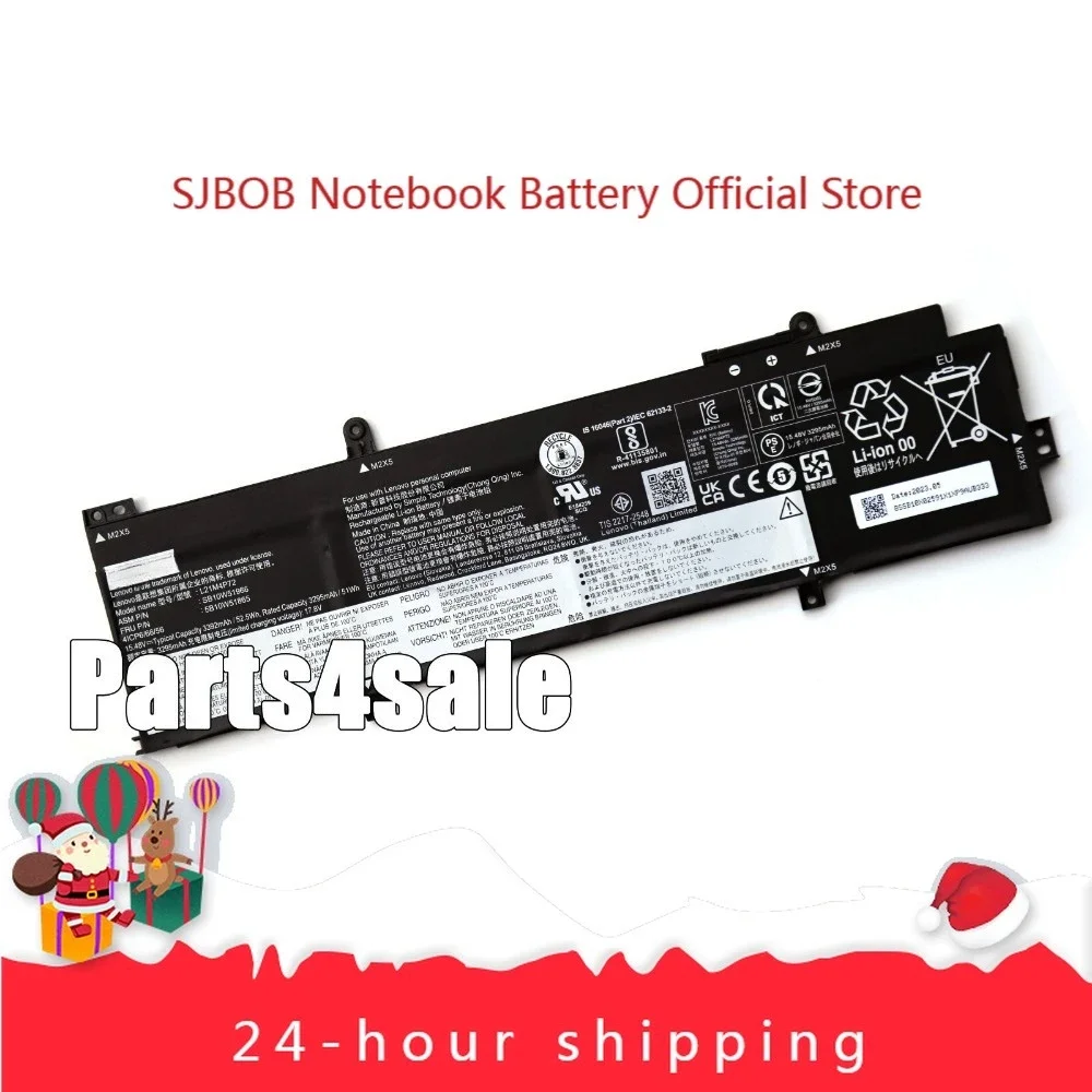 

2025 New L21L4P71 L21M4P72 Battery for Lenovo Thinkpad T14 P14s Gen 3 2022 laptop battery