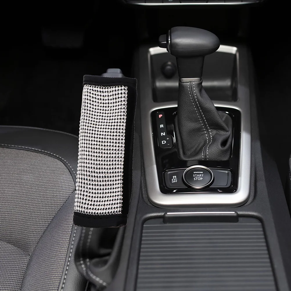 

2Pcs Cover Diamond PU Car Gear Protector Anti Slip Auto Interior Accessories