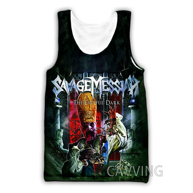 

New Fashion Women/Men's 3D Print Savage Messiah Rock Tank Tops Harajuku Vest Summer Undershirt Shirts Streetwear