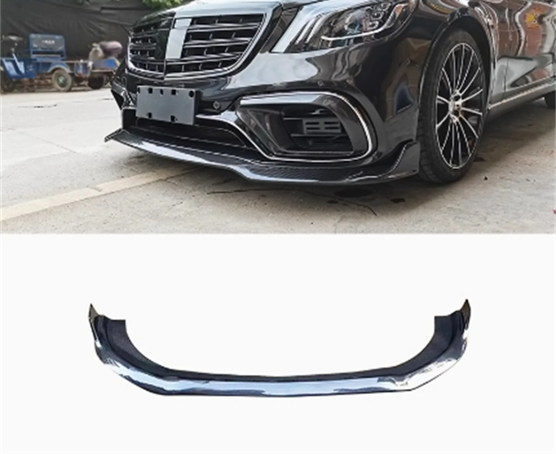 Car Body kit front bumper front lip for Mercedes Benz S-Class W222 modified S63 S65