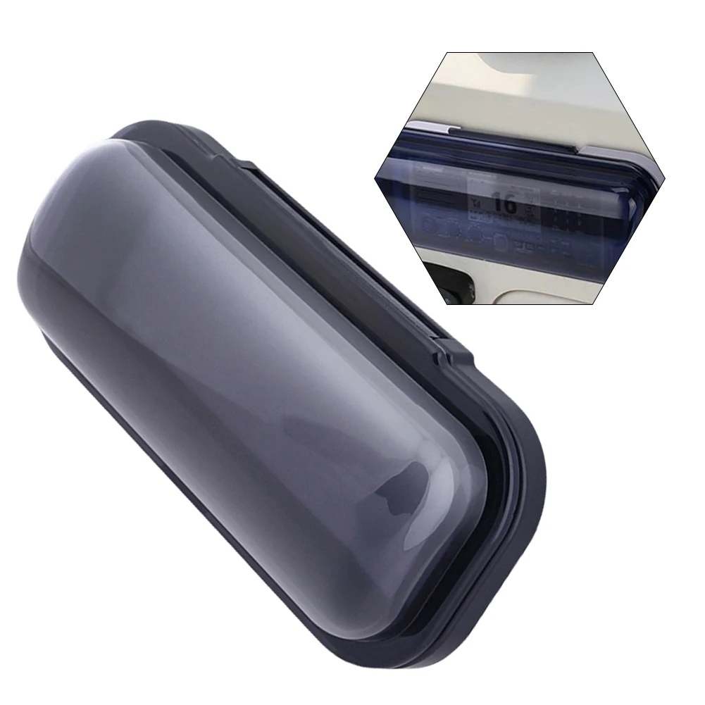 1 PCS  180mm Marine Radio  Protector Shield Cover  With Flip-up Door & Spring  For Boat Radio  Waterproof  Covers