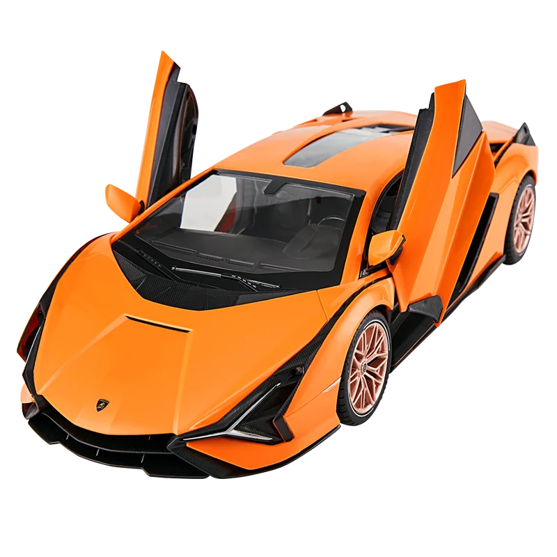 RASTAR Lamborghini Sian FKP37 RC Car Model 1:14 Car Model 600mAh Battery LED Lights OPen The Doors Auto Machine Toy For Adults