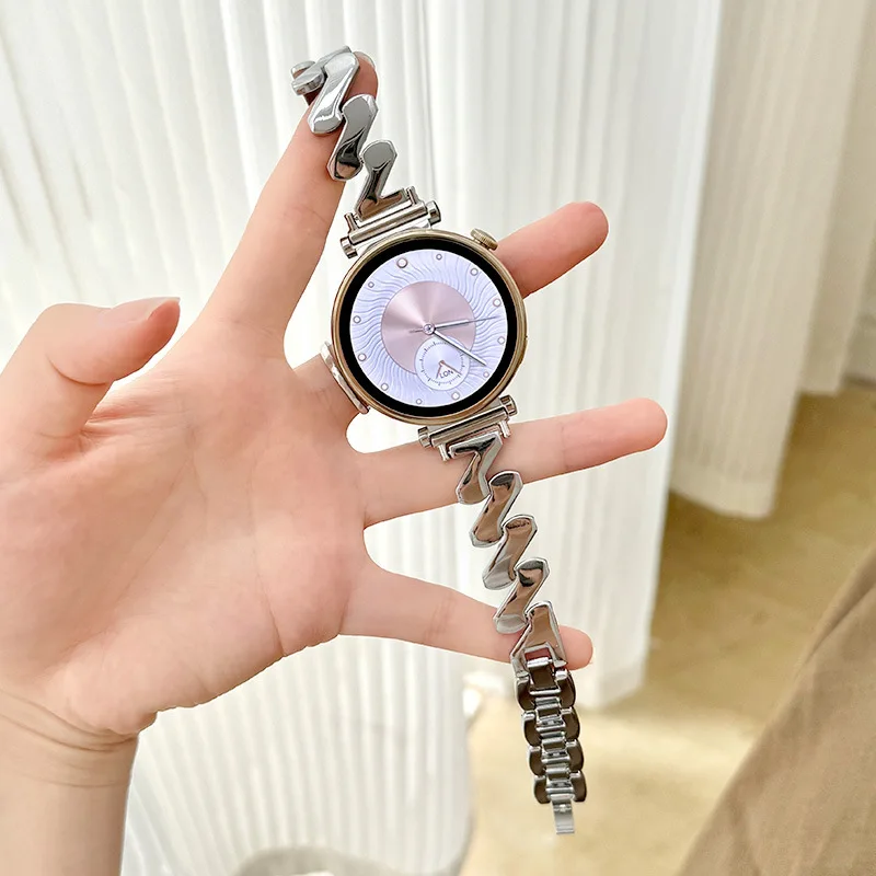 

Metal Strap for Huawei watch GT5 GT4 41mm watchband for Huawei watch GT5 Pro 42mm 46mm Sport Wristband Woman Correa Bracelet