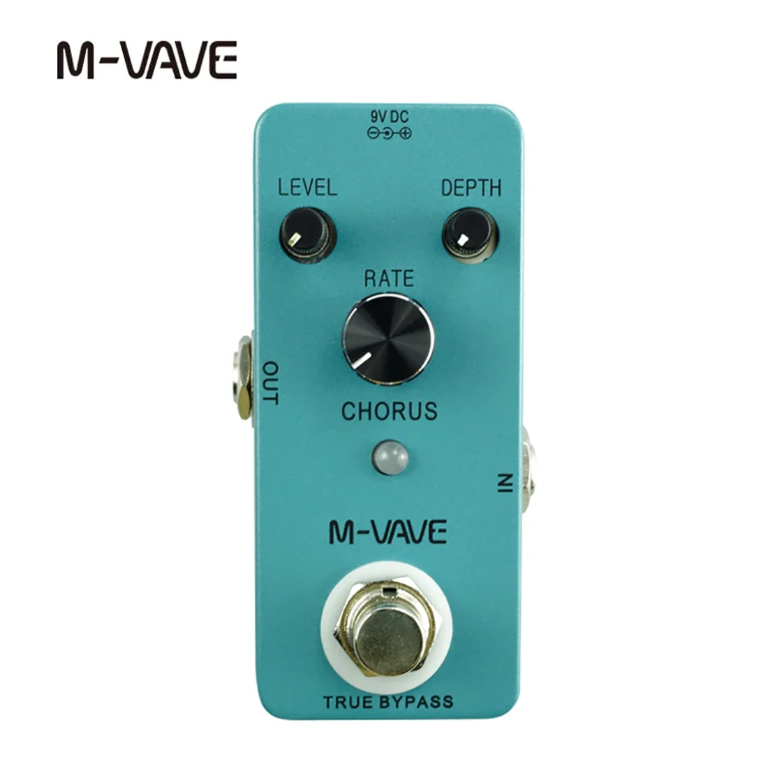 M-VAVE CHORUS Guitar Pedal Analog Chorus Effect True Bypass Pedal Full Metal Shell Chorus Volume/ Depth/ Speed Control Pedal