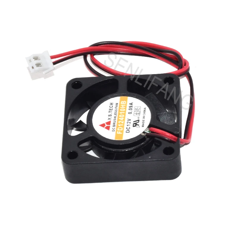 FOR Y.S.TECH  FD124010HB 4010 12V 0.09A 4CM Square Cooling Fan