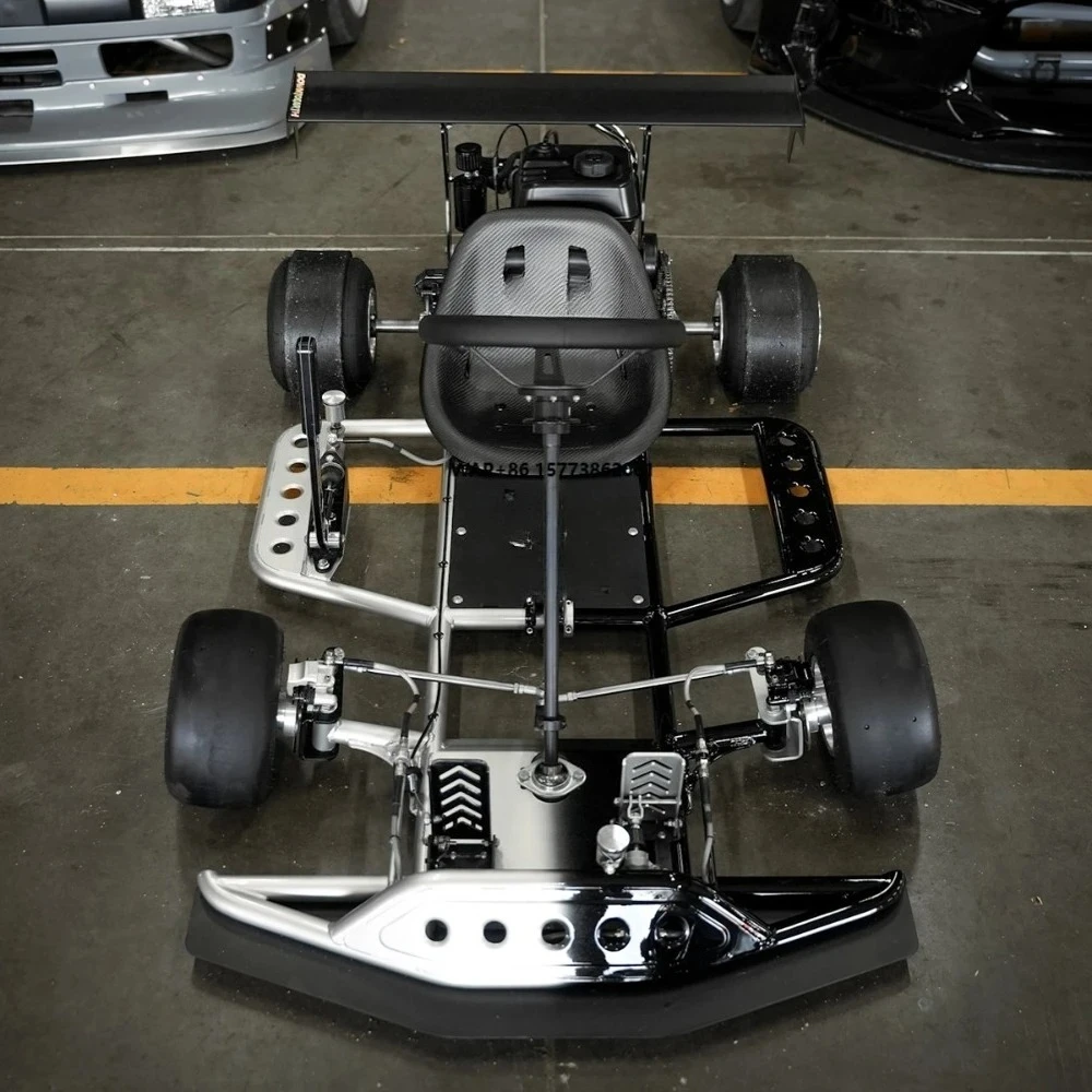Competition-Style Gas Drift Kart, 212cc Engine, Rear Flange Axle, Optional Tail Wing  Wholesale Supplier