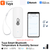 Bluetooth Temperature and Humidity Sensor with A String Indoor Humidity Sensor Battery Powered Tuya APP Monitoring