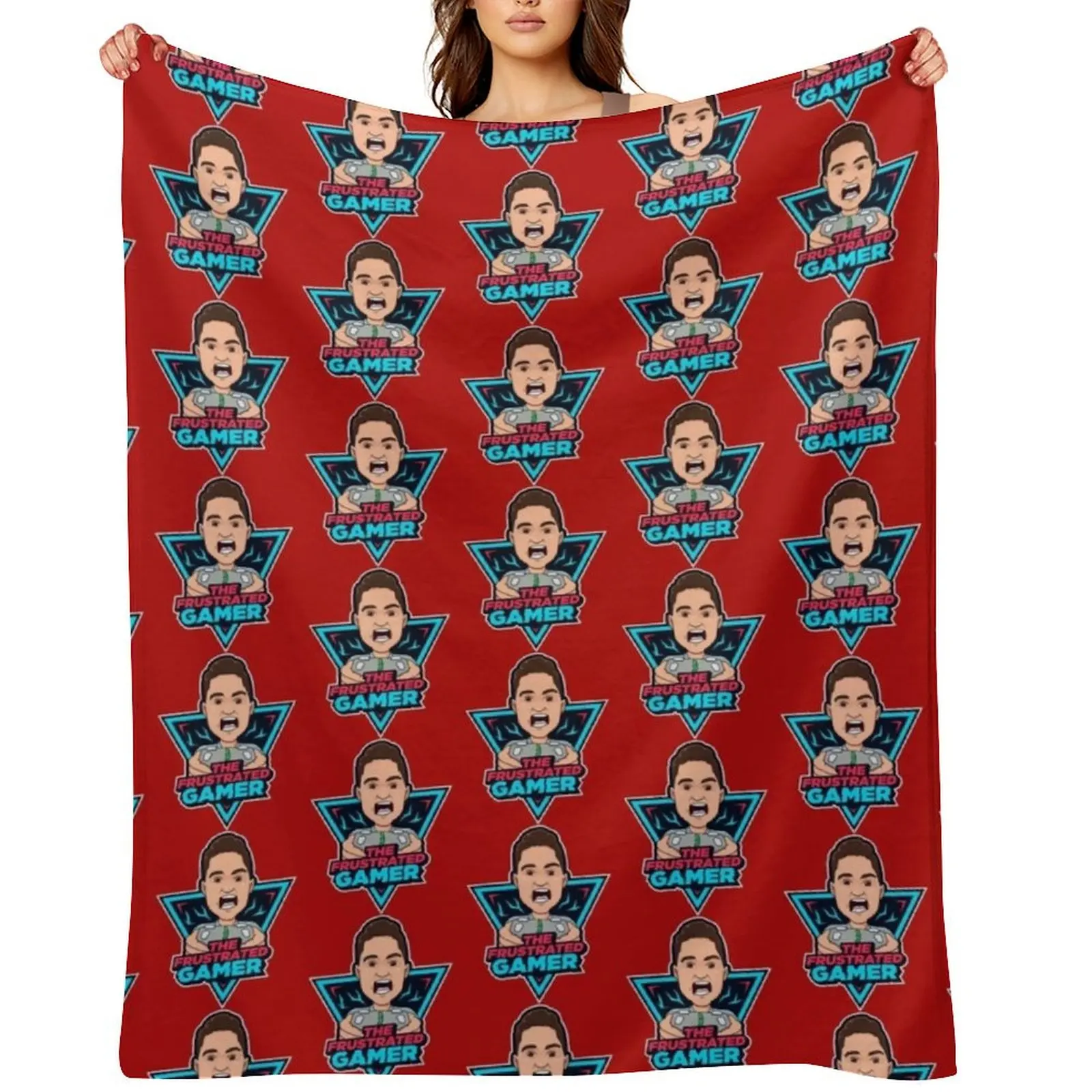 

frustrated gamer Throw Blanket Softest warm winter Nap Sofa Throw Blankets