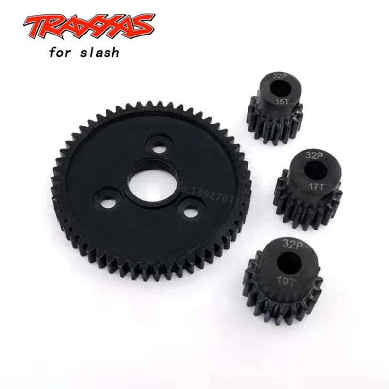 RC Car Heavy Duty Hardened Steel Spur Motor Gear 15T 17T 19T 54T For TRAXXAS Slash 4x4 Stampede Trxxas 1/10 SUMMIT E-REVO