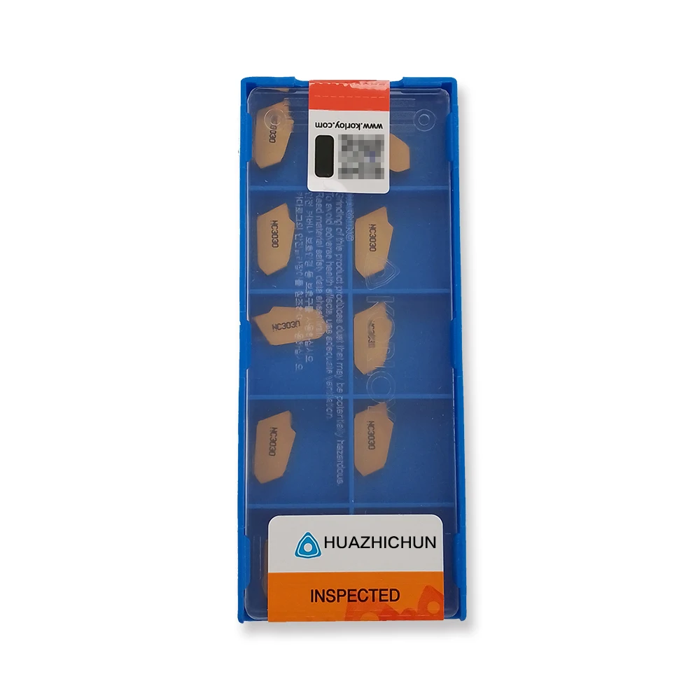 HUAZHICHUN 10pcs SP300L NC3030 카바이드 그루빙 인서트 다층 코팅 CNC 선반 카바이드 인서트 선반 그루빙 C 용 커터